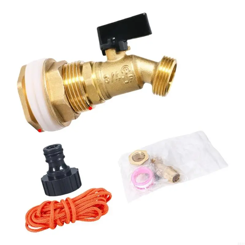 Freeze Proof Brass Spigot Turn Valves 3/4 for Outdoor Rainwater Harvesting 831F