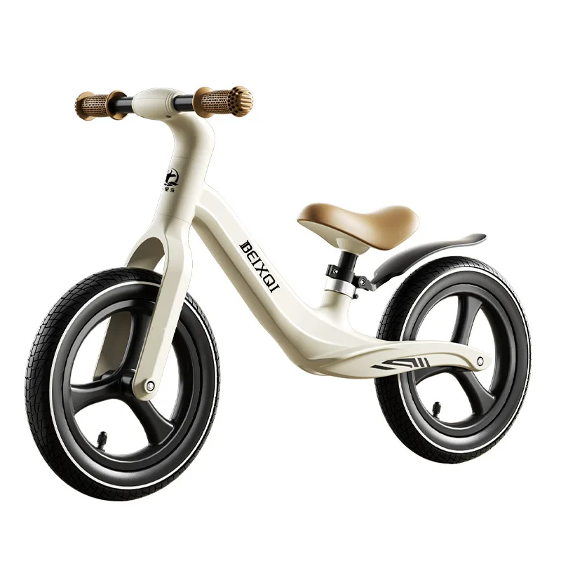 Vélo d'équilibre pour enfants sans pédales, pour les 1 à 8 ans, avec pneus gonflables, cadre en nylon et fibre de verre, poignées antidérapantes en silicone, siège confortable