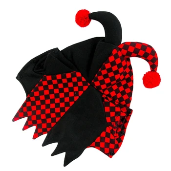 Joker Dog Cat Costumes Pet Halloween Christmas Cosplay Dress Hoodie Funny Outfits Clothes for Small Medium Puppy Dogs Cats 5