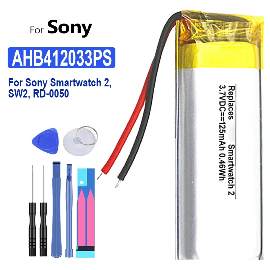 Batteria Muslimex Per Smartwatch Sony 2,Sw2, Rd-0050, 125Mah