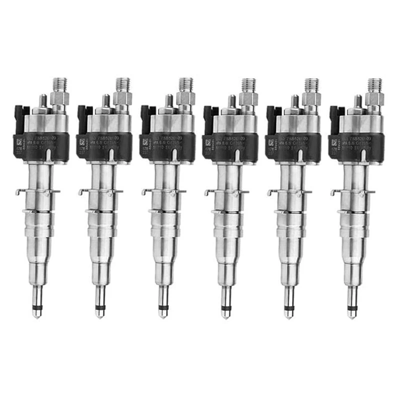 

6 Piece 13537585261 Fuel Injector Injector Metal Car Accessories For BMW Rolls-Royce