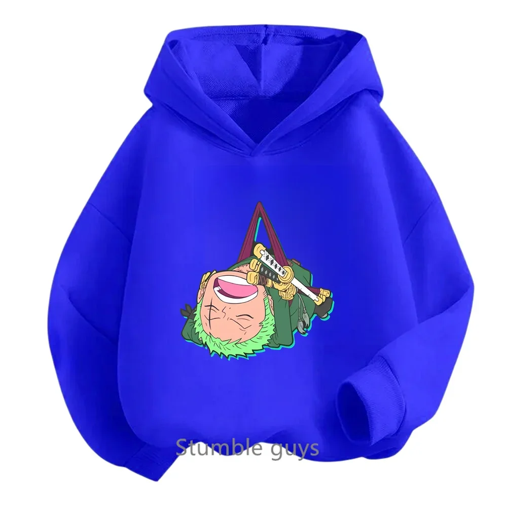 thumbnail image 1 of Sudadera con capucha de una pieza para niños, ropa para niños y niñas, ropa de primavera y otoño, sudadera con dibujos animados de Luffy Zoro, traje para adolescentes, camisetas con capucha de Sonic, 1 of 5
