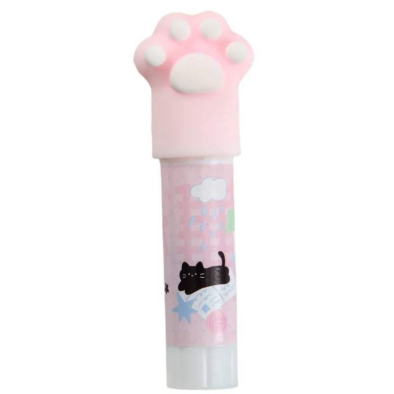 8/16pcs Kawaii 고양이 발 솔리드 접착제 총 스틱 DIY 도구 학생 수제 사무실 학교 용품