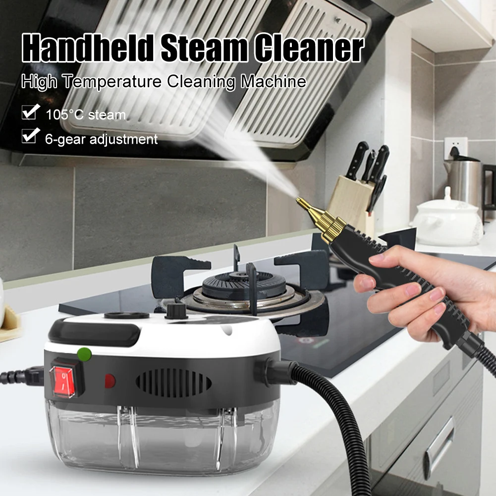 

Steam Cleaner Powerful Steam Cleaner 105°C Remove Stubborn Stains Home Cleaner Washing Machines Ovens Range Hoods Carpets Tool