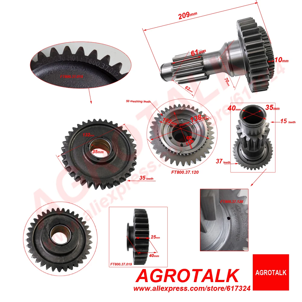 FT800.37.120 (old design) / FT800.37.120A ( new design ) , auxiliary ...