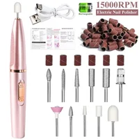 Electric Nail Polisher Drill Bits Professional Nails Grinding Polishing Dead Skin Removal Art Sanding File Pen Manicure Machine 1