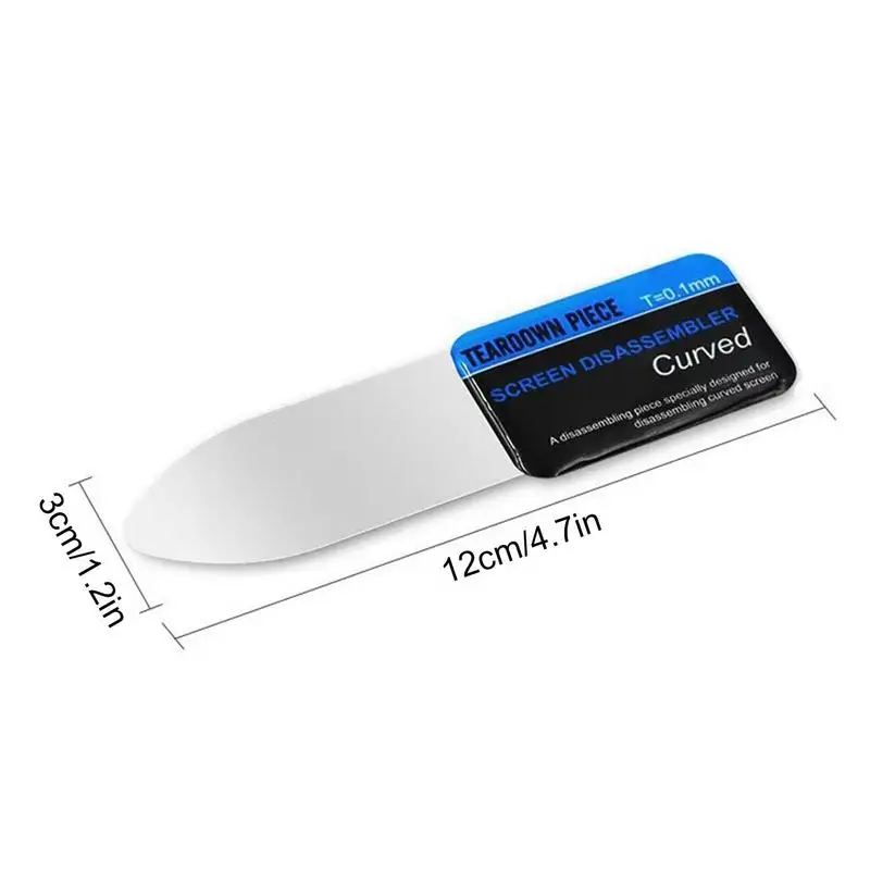 Phone Repair Tools Cell Phone Opener Phone Repair Kit Stainless Steel Pry Bar Plastic Pry Tools Steel Metal Mobile Phone Repairing Tool Ultra Thin Flexible Mobile Phone Curved LCD Screen Disassemble Opening Pry Card Tool #W0