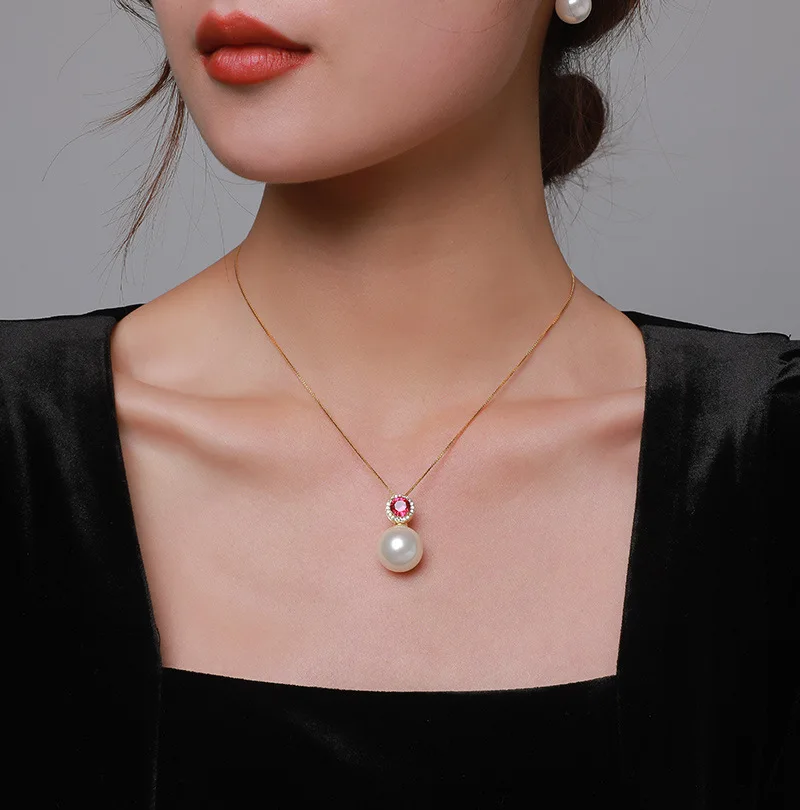 

Комплект из колье и серёг, из серебра 925 пробы, с фианитами