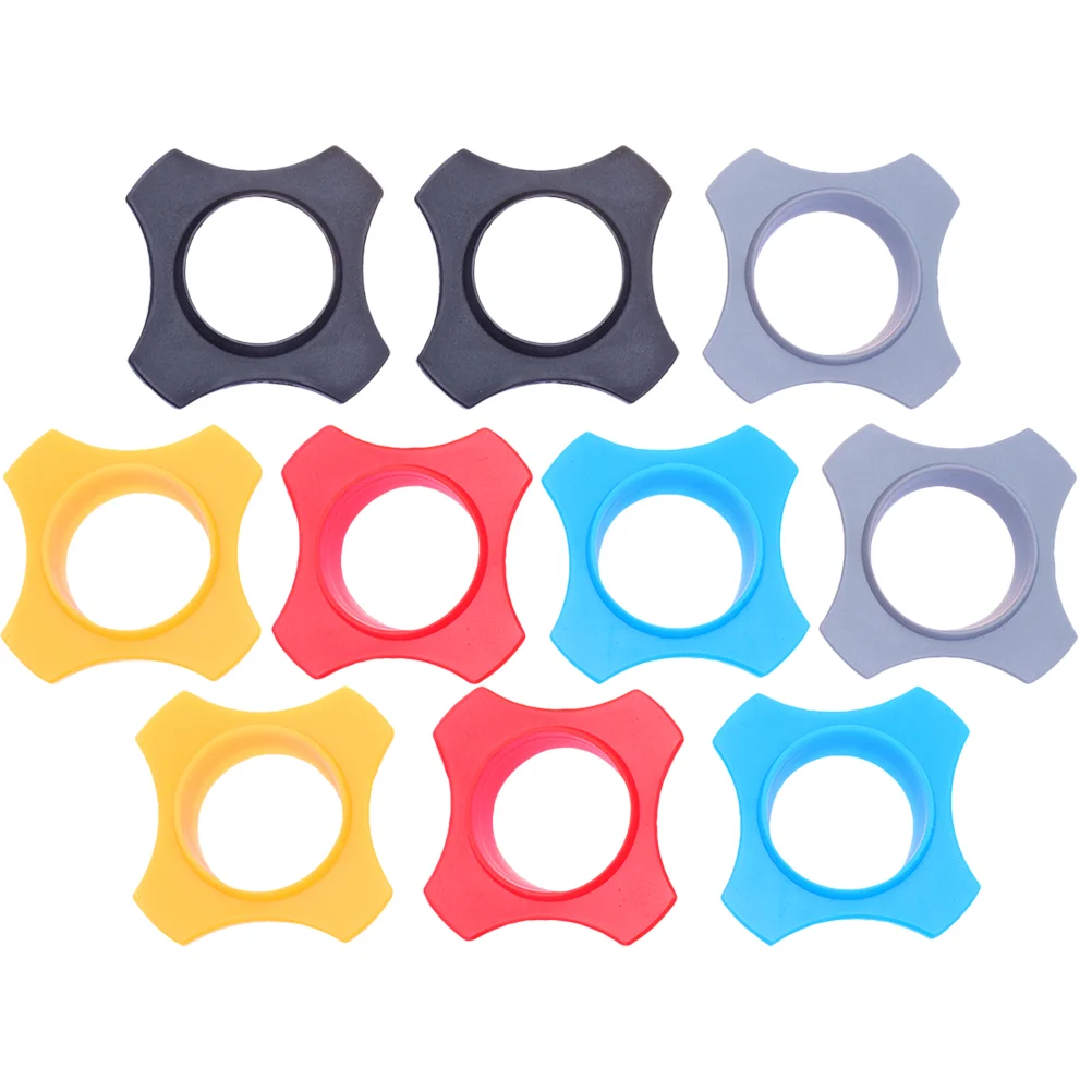 

10 Pcs Microphone Non-slip Cover Anti Fall Ring Wireless Rubber Accessories Rolling