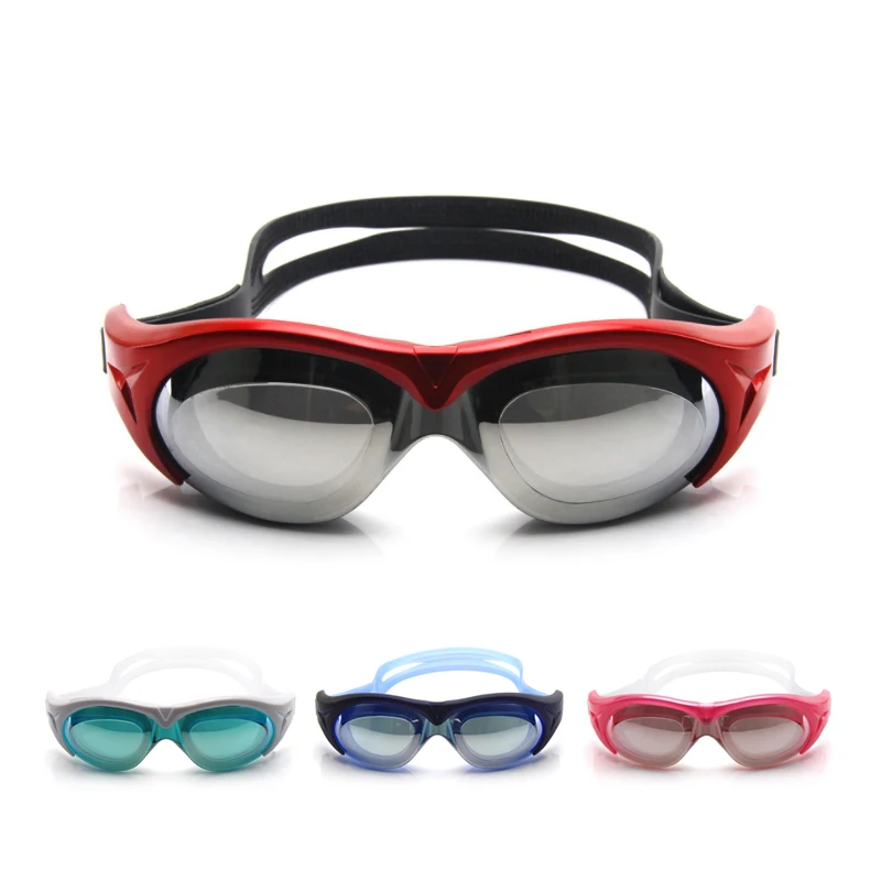 

C525 Men's And Women's Oversized Frame Swimming Goggles Electroplating Waterproof Anti-Fog Swimming Goggles