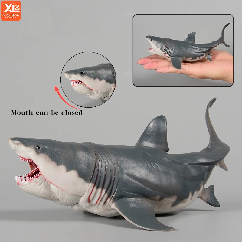 Marine Sea Overlord 3-Headed Shark Action Figure - Ocean Adventure PVC Toy