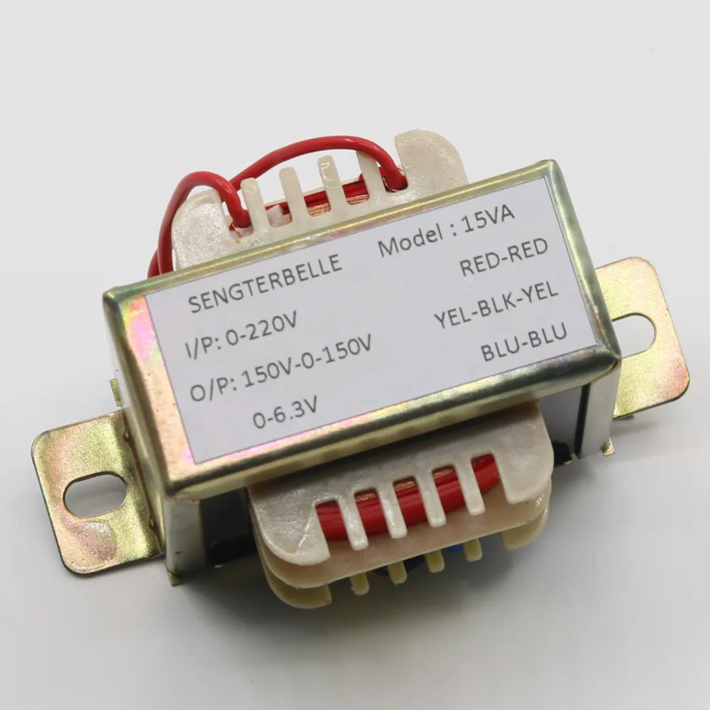 15W Dual 150V Single 6.3V Power Supply Transformer For 6N3 Tube Preamplifier Audio 2