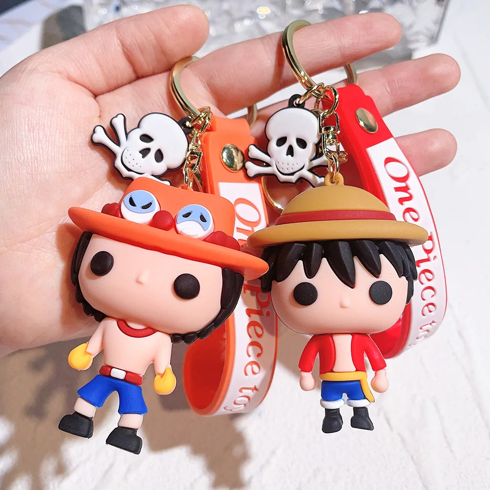 ワンピース　キーホルダー Anime One Piece Keychain Luffy Zoro Portgas·D· Ace Key Chain
