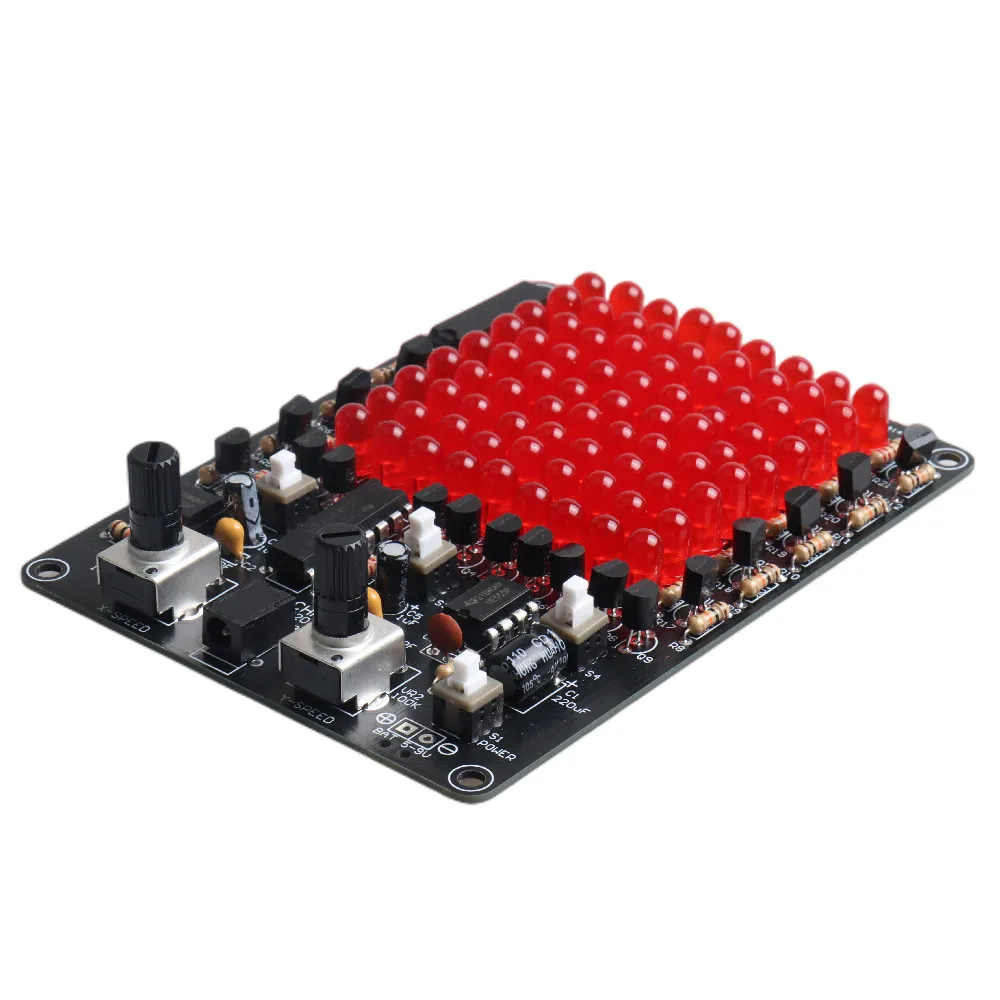Kits de jogo diy led dot matrix display módulo eletrônico criativo  experimento kit para ts/cobra/avião/corrida/slot frutas - AliExpress