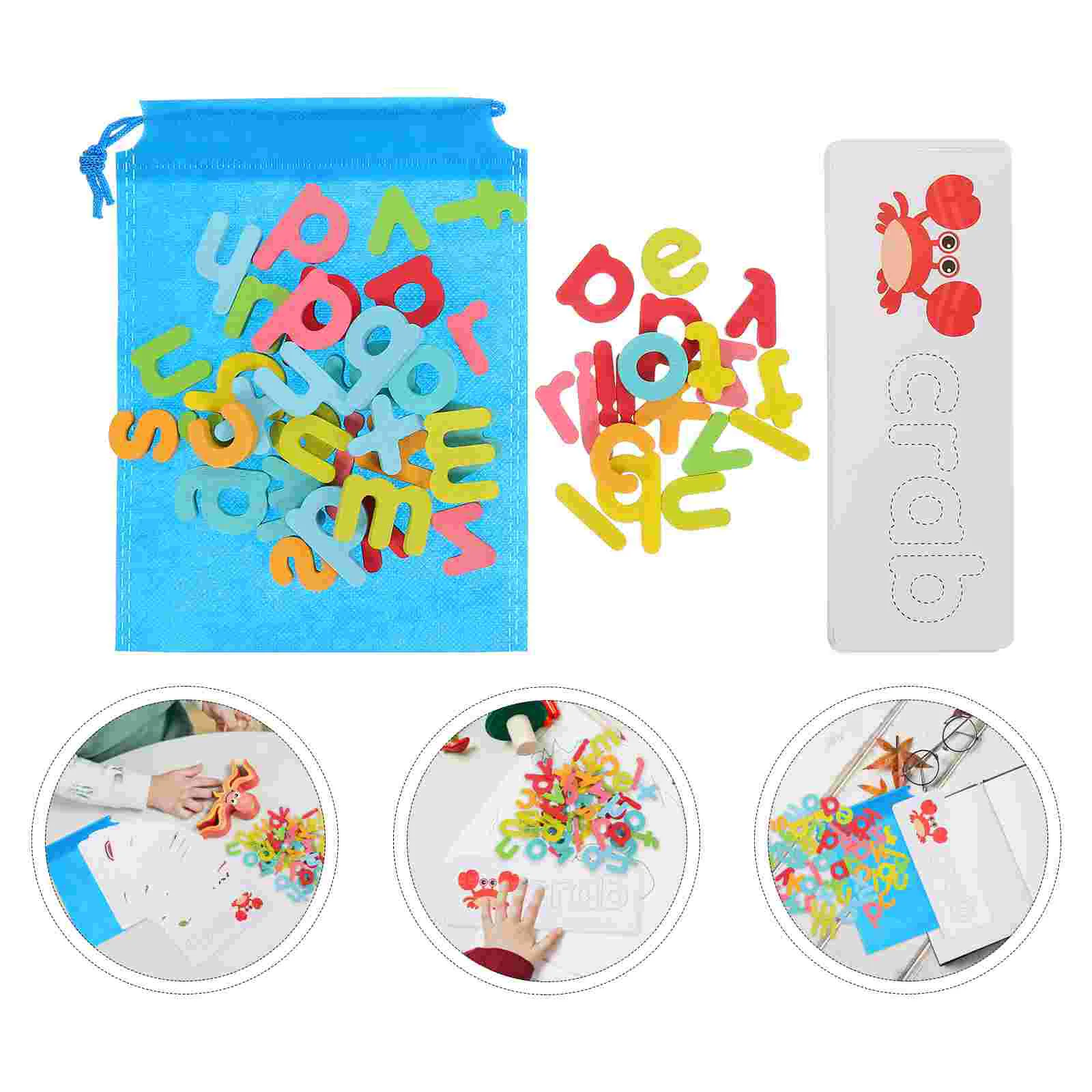 

1 Set Words Spelling Toys Alphabet Spelling Game Toy Wood Letter Pieces Toys