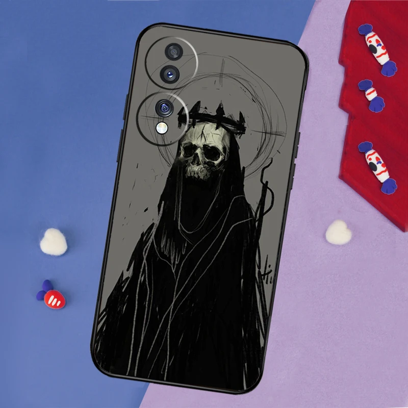 Satanic Scary Skull Phone Case Cover