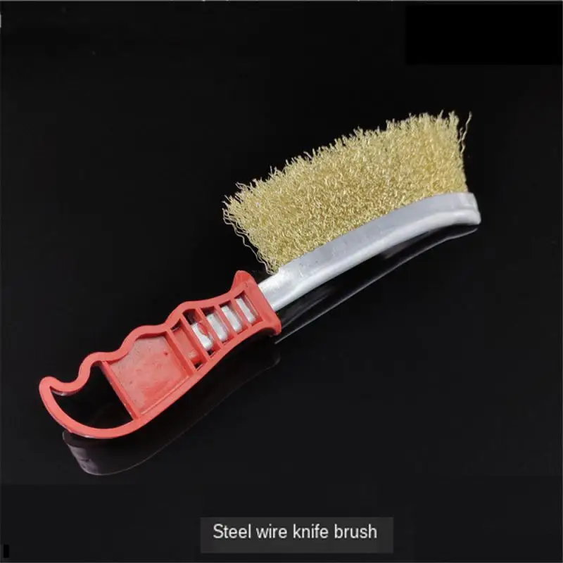 

Portable Clean Wear Resistance Brush Kitchen Steel Wire Durable Simple Home Furnishing General Handle Convenient Gap Security