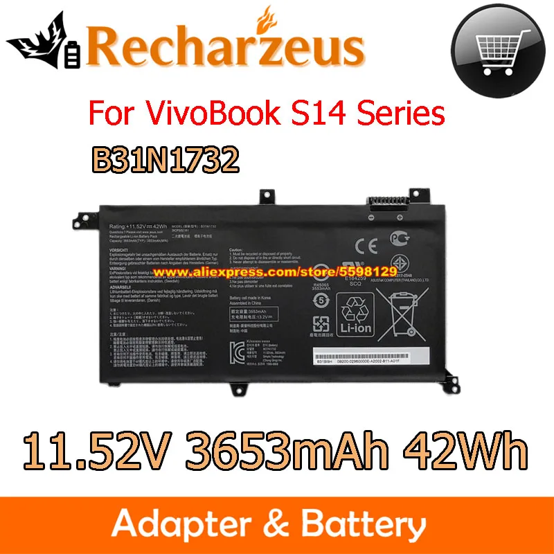 Batteria C11P1501 3000mah/11.5wh per Asus ZE500CL ZE551KL ZE601KL ZenFone 2
