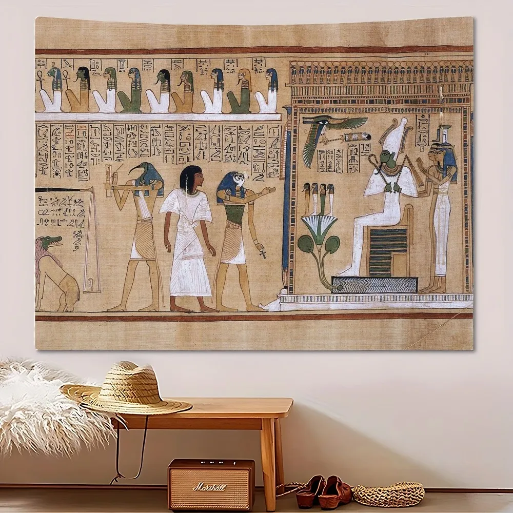 

Ancient Egyptian pyramid Tapestry Wall Hanging Tapestry Art Deco Blanket Curtain Hanging at Home Bedroom Living Room Decor