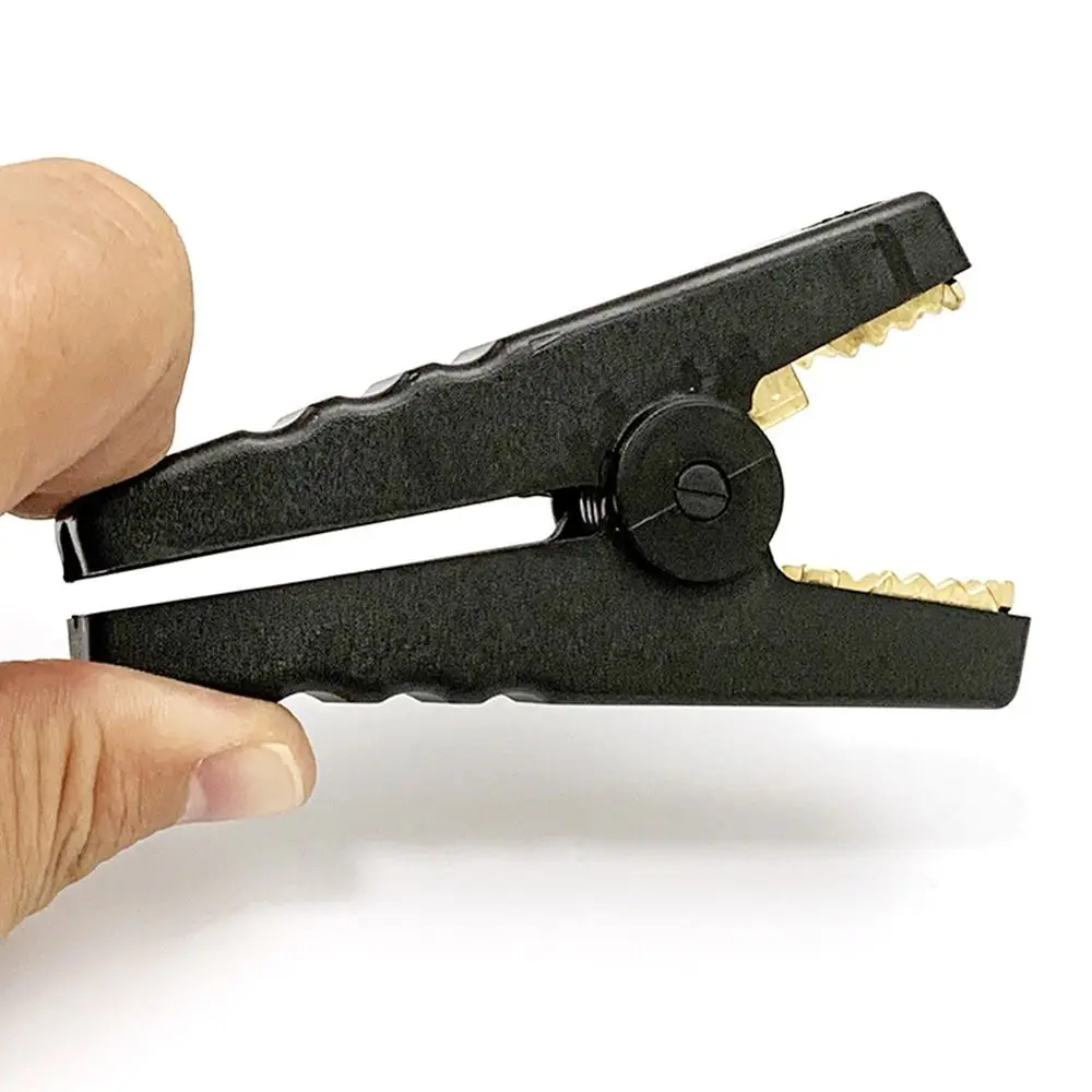 100A Emergency Power Supply Strong Battery Charging Clip Crocodile Clip Car Grounding Wire Starting Battery Connectors
