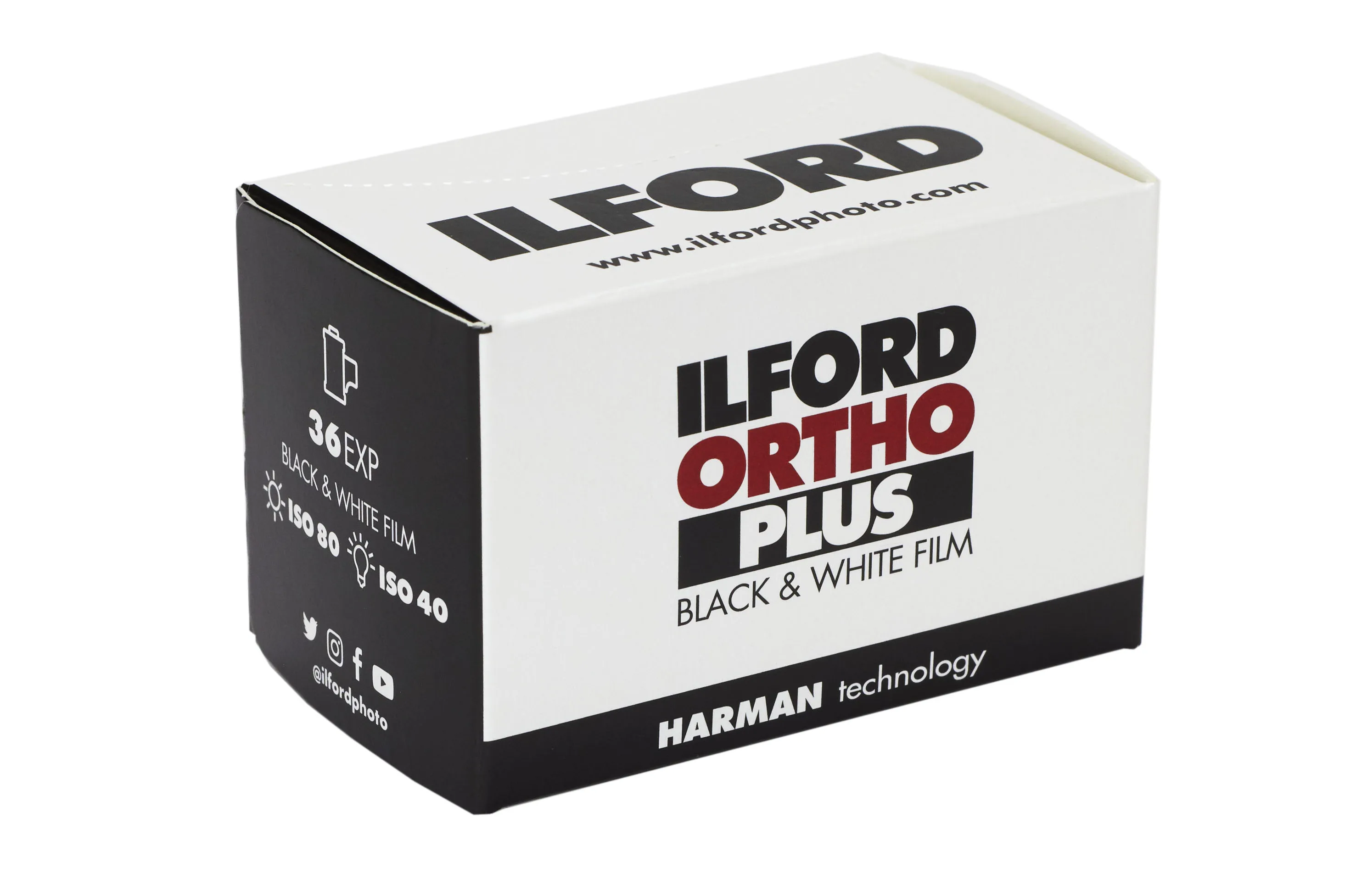 British ILFORD ORTHO 80 PLUS 135 Black&White M35 Color Separation Film 1/3/5/10 Rolls For 35mm Film（Expiration Date：2023.01）
