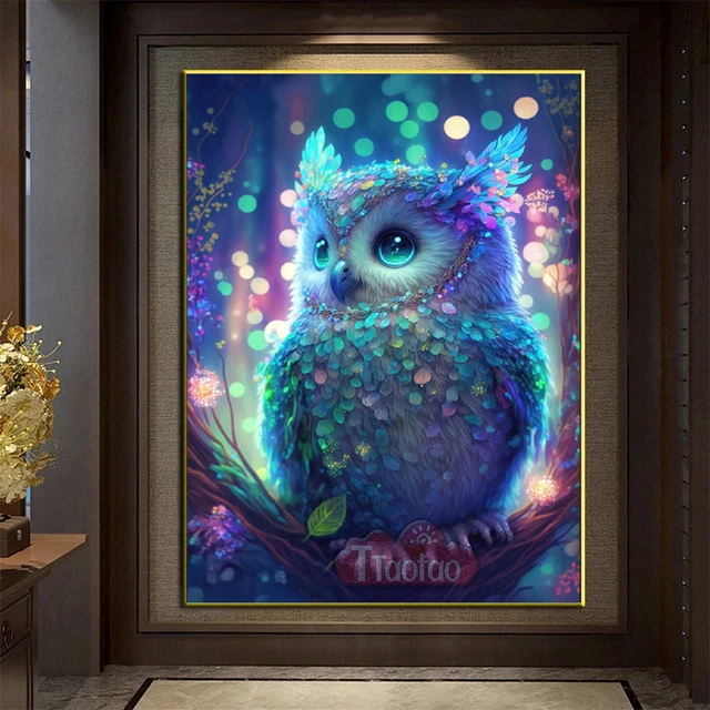 5D Diamond Painting owl Diamond Mosaic Painting Kits animals Full  Square/Round Drill Rhinestone Embroidery DIY Home Decor - AliExpress