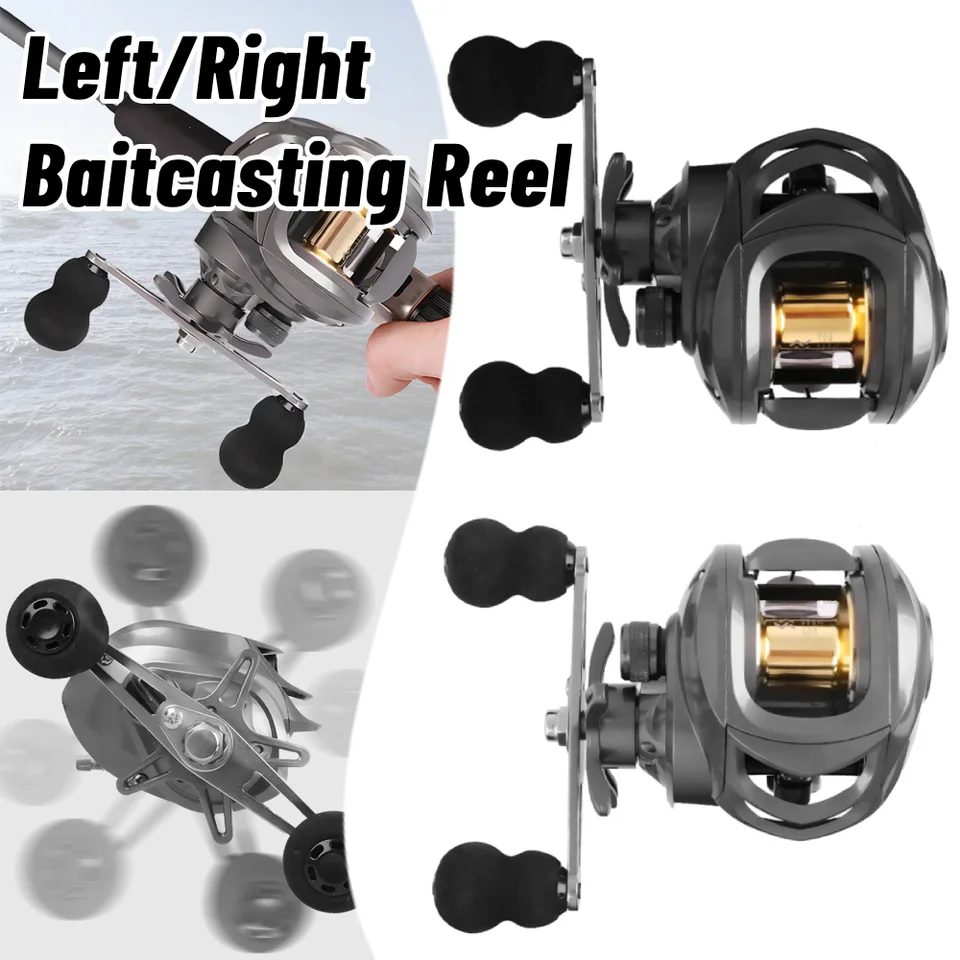 Moulinet Baitcasting Casting Reel - Frein Magnétique - Ratio 7.2:1 - Neuf