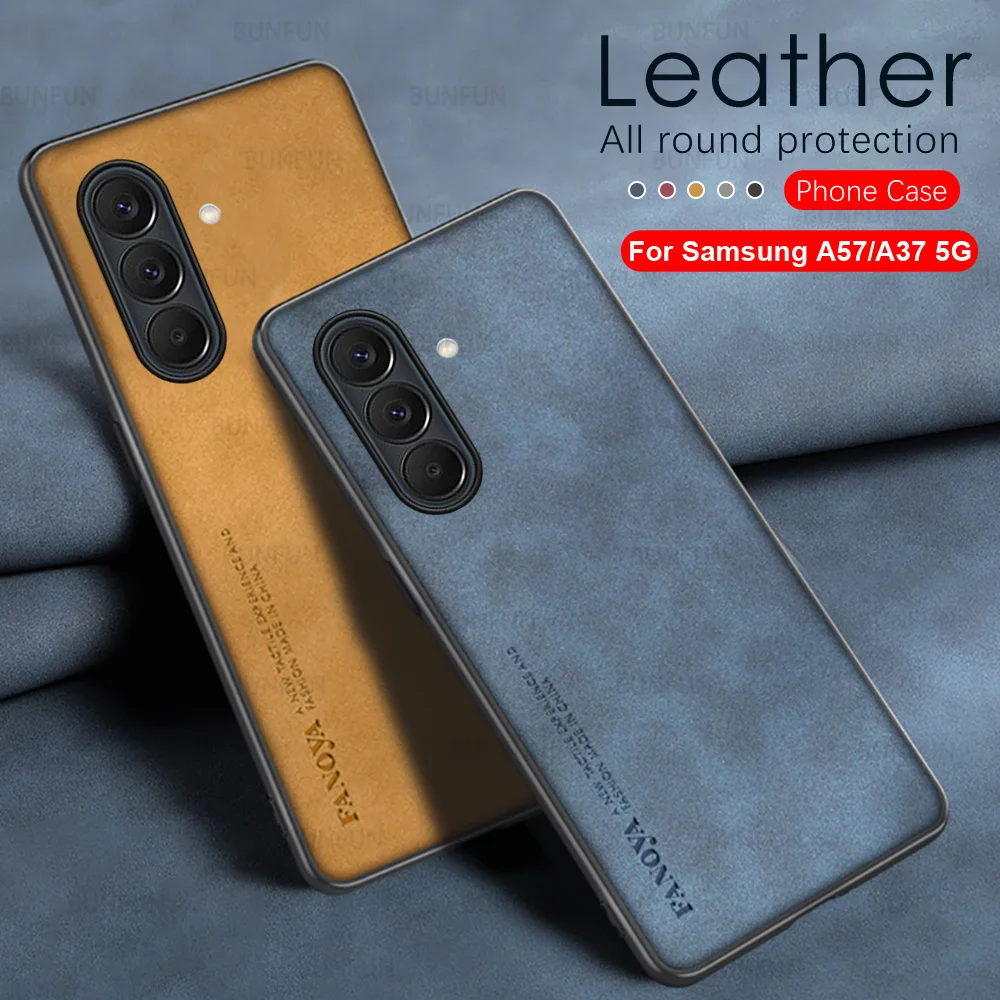 Luxurious Sheepskin Leather Phone Case - Shockproof & Anti-Scratch Protection