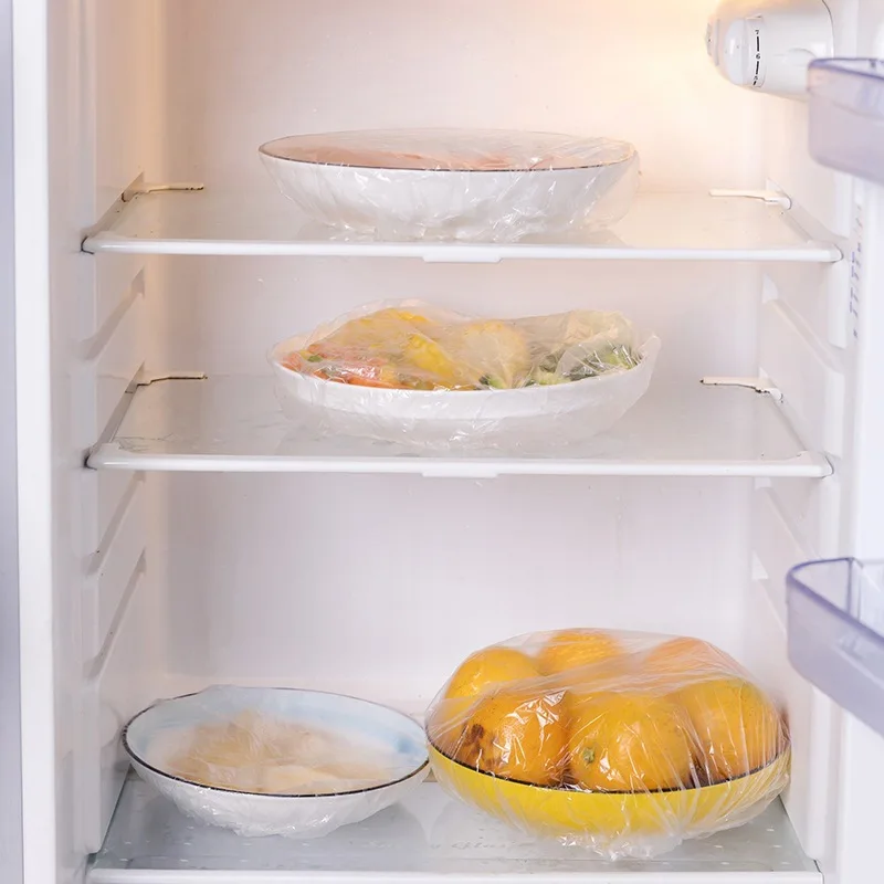 100/200PCS Disposable Fresh-keeping Bag Food Covers Fruit Storage Packaging Bags Kitchen Fresh Keeping Freshness
