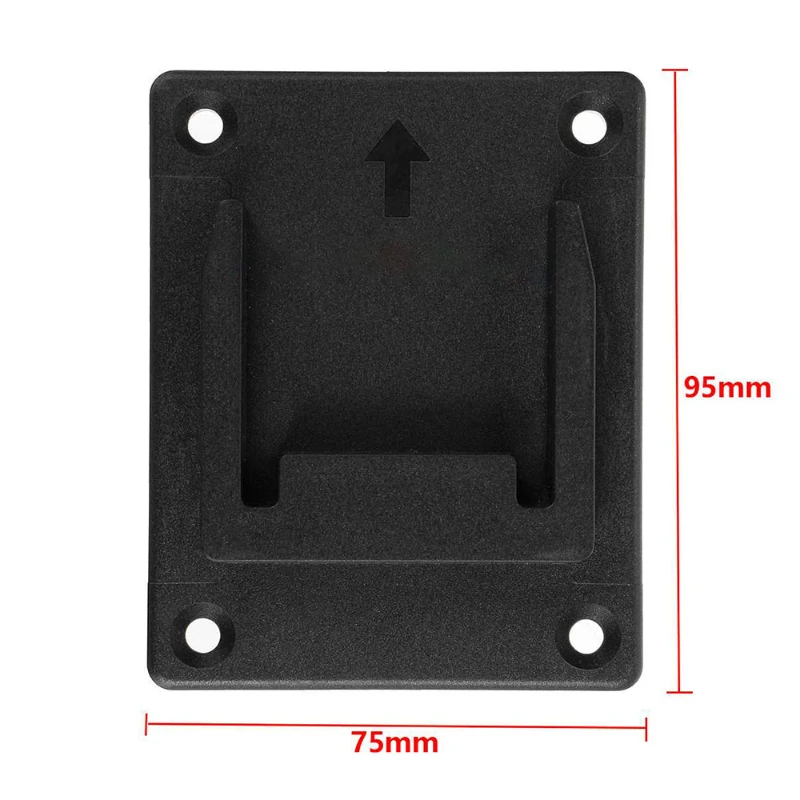 New10/15pcs Machine Holder Wall Mount Storage Bracket Fixing Devices Fit For Bosch For Makita 18V Electric Tool Rack Stand Slots