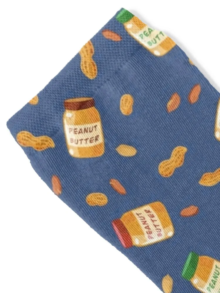 Peanut Butter! Blue Socks set hip hop Stockings compression Luxury Woman Socks Men's