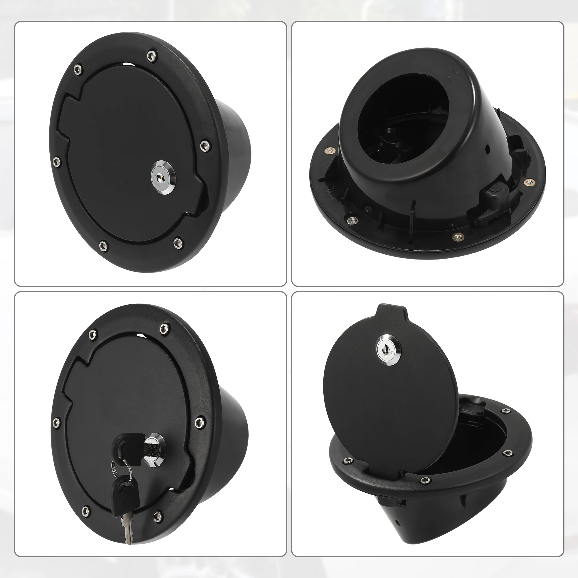 Brandstofvuller deurkap Gas tank cap 2/4 deur/pasvorm voor jeep