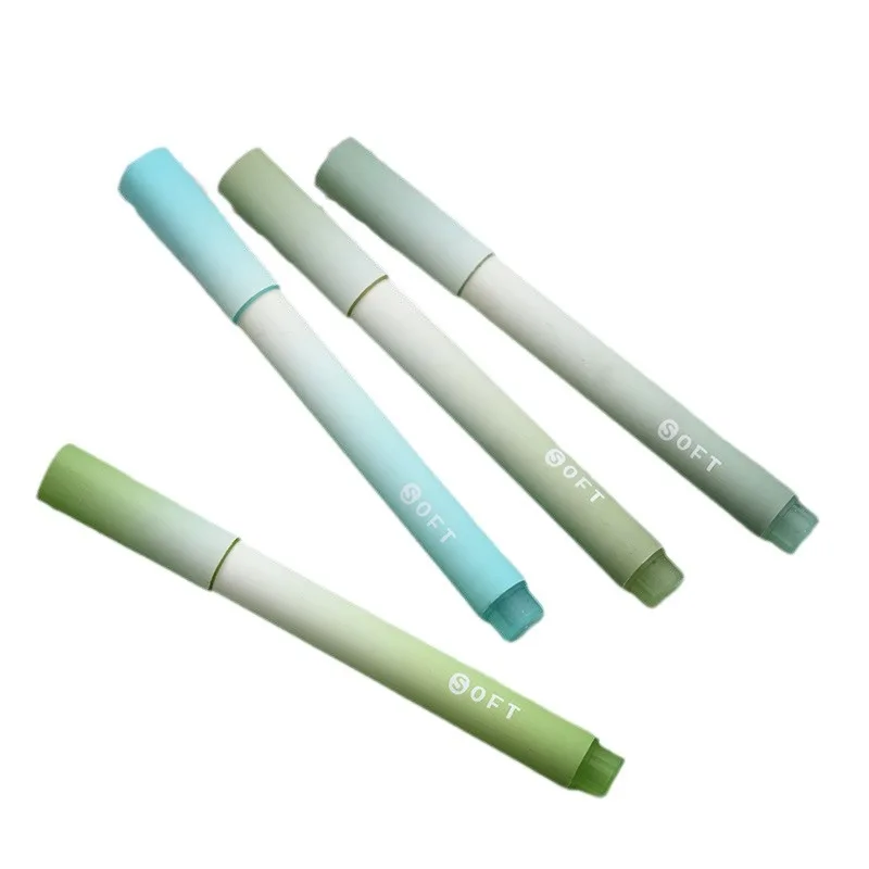 Gradient color highlighter high-value color key marking student marking eye protection large capacity highlighter
