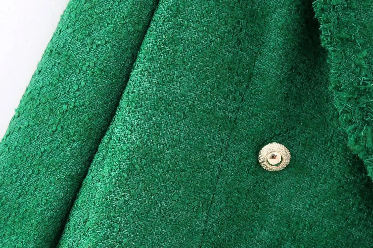 Jenny&Dave Woolen Double-Breasted Casual Blazer Women Jacket Autumn And Winter British Fashion Women's Blazer