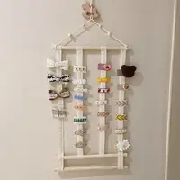 Bow Holder For Baby Girls Hair Bows Clips Storage Rack Hanging Wall Hairpin Organizer Children Hair Accessories Display Stand 1