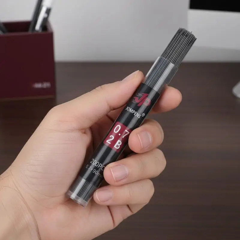 대용량 1박스 기계식 연필심 0.5mm 0.7mm 원형 튜브 부드러운 드로잉 리필 세트 학교용 사무용 특가 판매