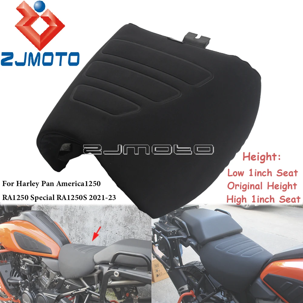 

Гелевая подушка для мотоцикла, улучшенная подушка для сиденья для Harley Pan America 1250 RA1250 Special RA1250S 21-23, низкая 1 дюйм/высокая 1 дюйм/оригинальная
