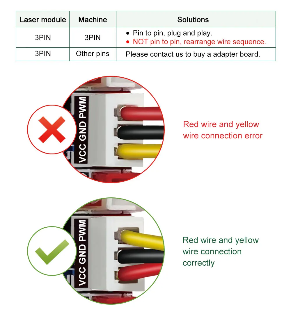LASER TREE 4W 5W Optical Power Laser Head 450nm Blue Light TTL PWM Module For Laser Engraver Wood Cutting  DIY Woodworking Tools