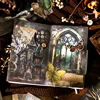 32Sheets Memo Pad Dracula's Fairy Tale Subtlety Vintage Forest Spirit Handbook Collage Material Cut Tag Notebooks 178*125MM 3