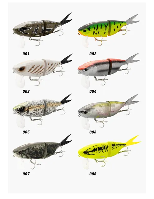 Lot De 5 Leurres à Hélices Topwater Pour Pêche - Longueur 7.5cm/9cm, Hameçons Acier Carbone, Eau Douce Et Salée