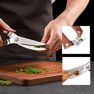 DEIK 16pcs Knife Set Chef's Knife Knife Block Wooden Handle with Scissors  Sharpening Steel DHL Steak Knife Set - AliExpress