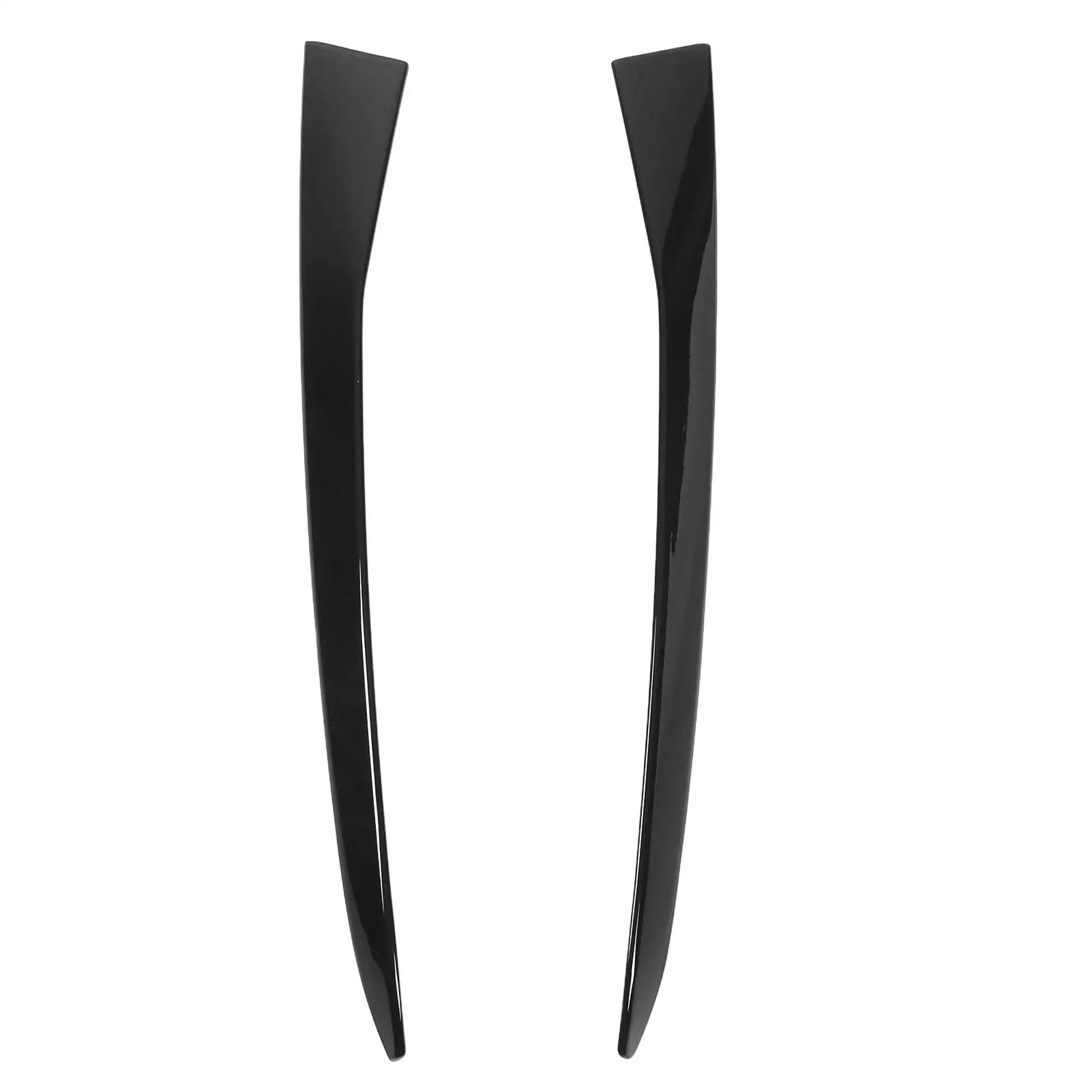 

2Pcs Glossy Black Rear Window Side Spoiler Wing Canard Trim Cover for BMW X4 G02 2019-2022 ABS