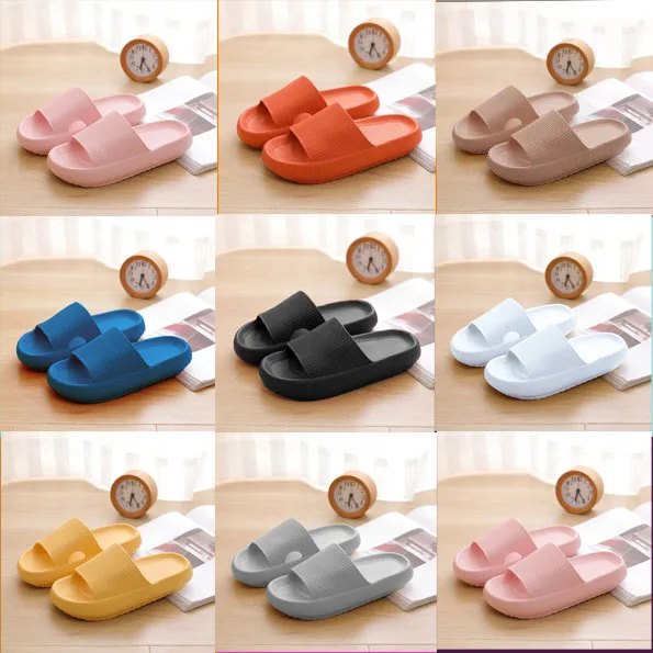 

Women's Home Slippers Thick Platform Bathroom Cloud Non Slip Slippers Soft Sole