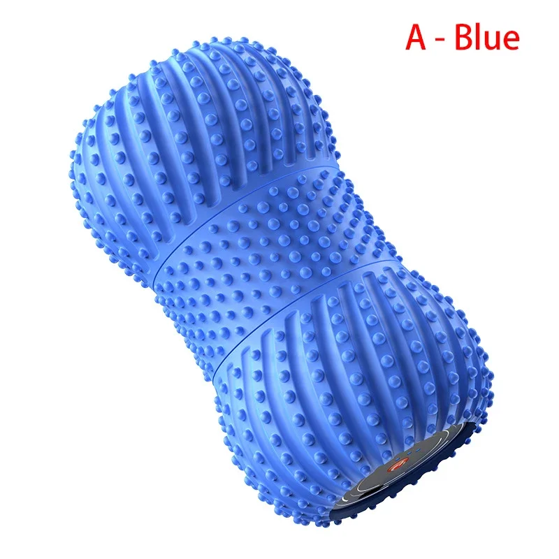 Yoga Peanut Ball Electric Fascia Fitness Roller Vibration Massage Shoulder Neck Waist Leg Muscles Relaxation Connect Bluetooth
