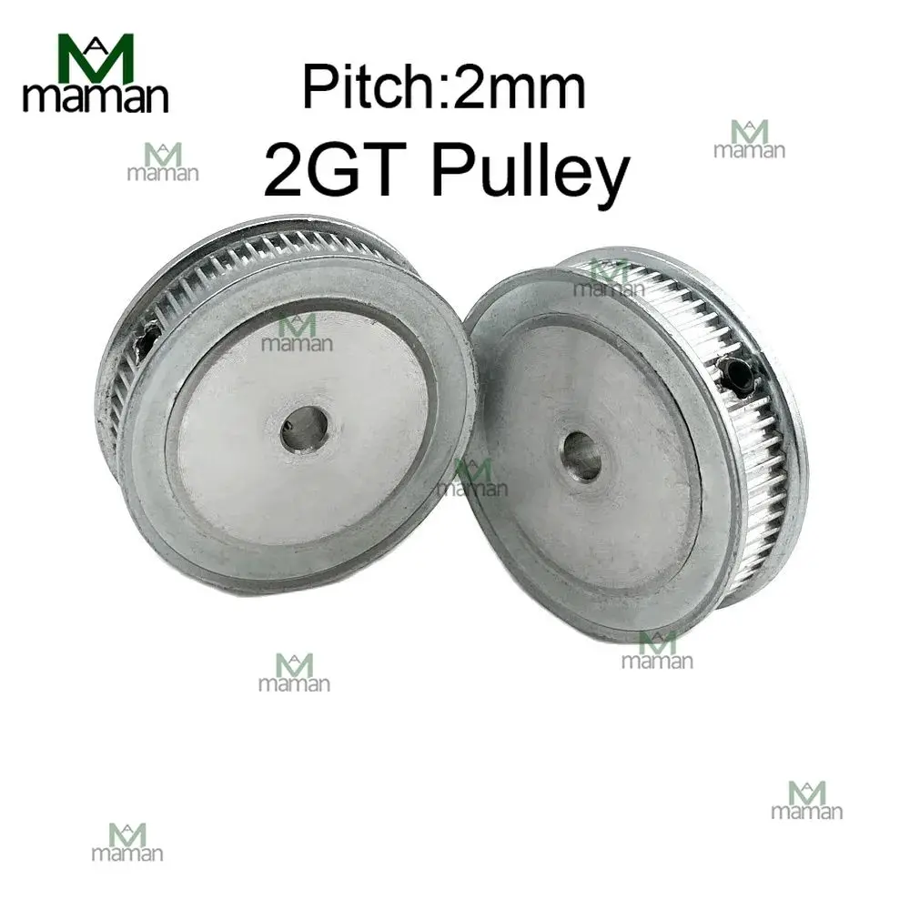 Timing Belt Pulley Timing Pulley 2GT Pulley 55T 60T 70T 72T 80 Teeth AF Aluminum Synchronous Wheel Bore 4/5/6/6.35/8/10/12/12.7/14/15mm Timing Belt Wide 6/10mm
