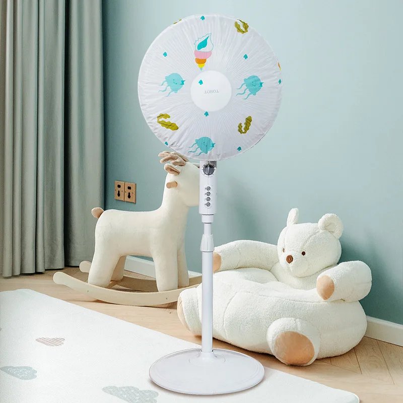 Fan Dust Cover PEVA Semi-Complete Household Floor Fan Cover Protective Waterproof Washable Stereo