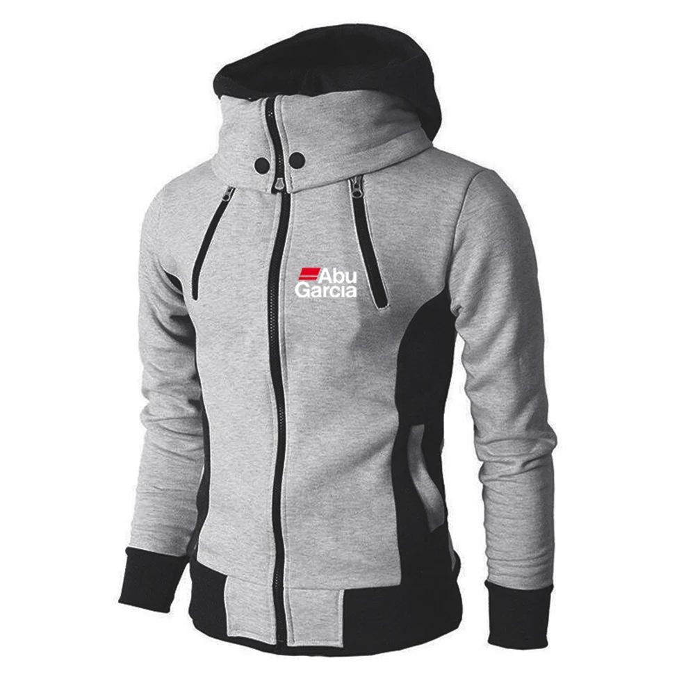 pink bape hoodie 2022 Abu Garcia for Life Men's Full Zip Solid Color Hooded Everyday Fitness Casual Thin Fashion Hoodie Printed Sweatshirt Top plain sweatshirts