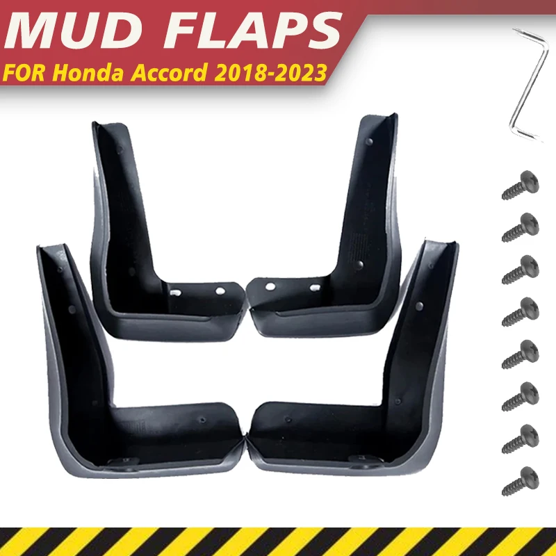 Mudguards For Honda Accord 10th 2018-2023 2019 2020 Tire Mudflaps Fender Flares Mud Flap Splash Guards Wheel Parts Accessorie