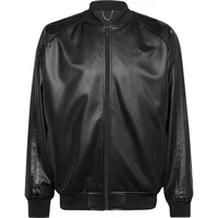 Adidas officiel véritable trois rayures hommes Faux cuir Sport chaud veste ample JC8220 5