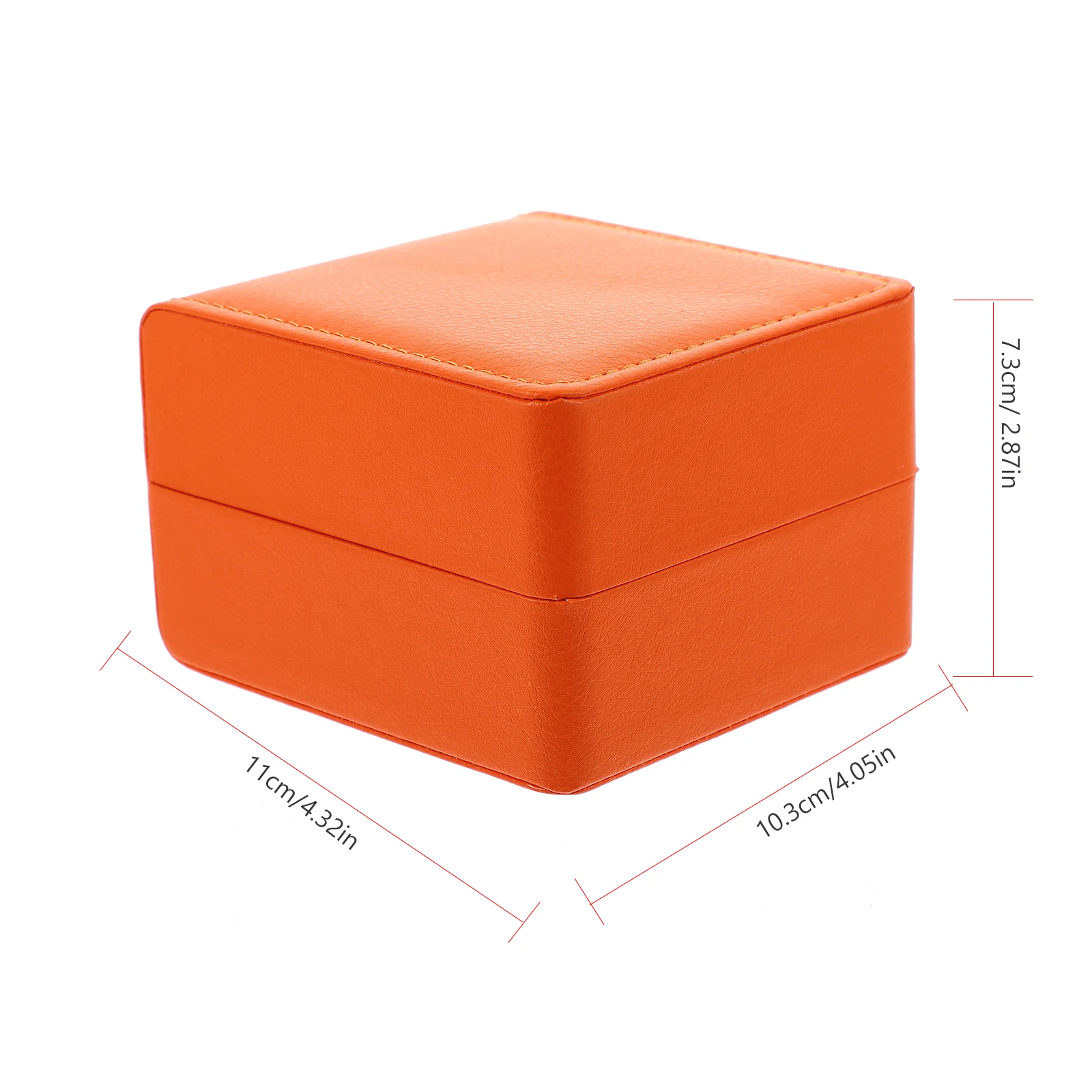 Watch Storage Box PU Single Watch Display Case Wristwatch Holder Travel Jewelry Organizer For Men Gift